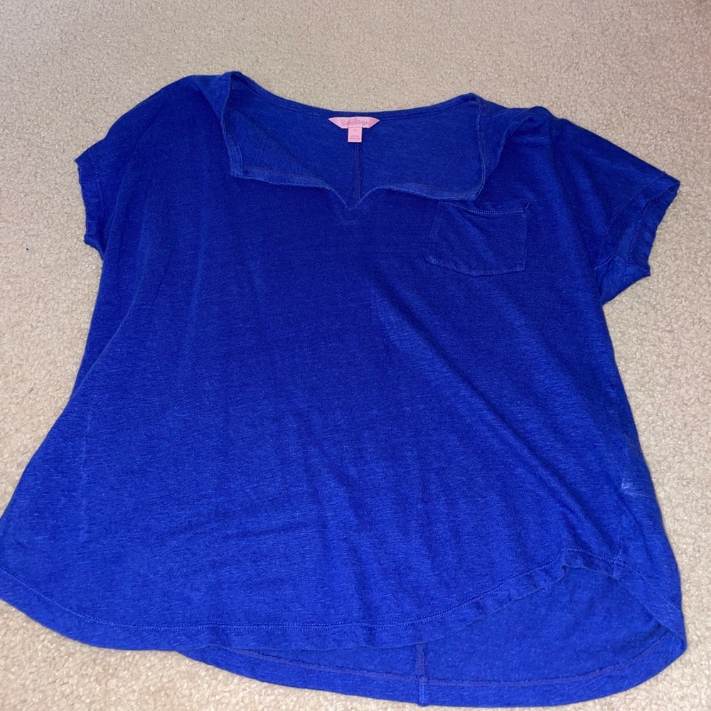 Royal blue Lilly Pulitzer top